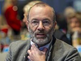 Durch niemanden aufhalten: EVP-Chef Weber erwägt erneut gemeinsames Abstimmen mit Ultrarechten